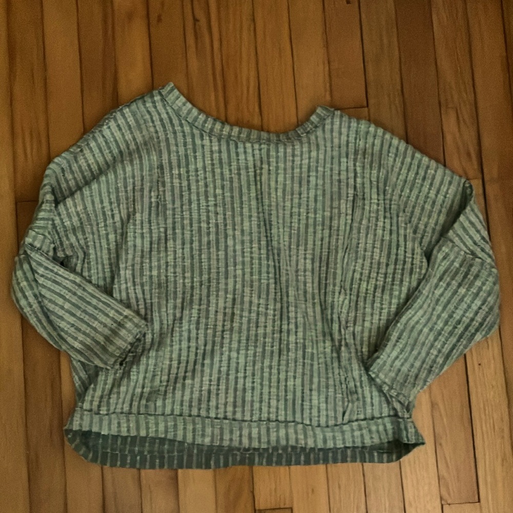 pale sage green sweater